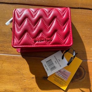 Valentino by Mario Valentino Quilted Leather Bi-Fold Wallet